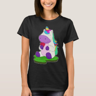 T-shirt Unicorn Poker jeu de cartes de Poker