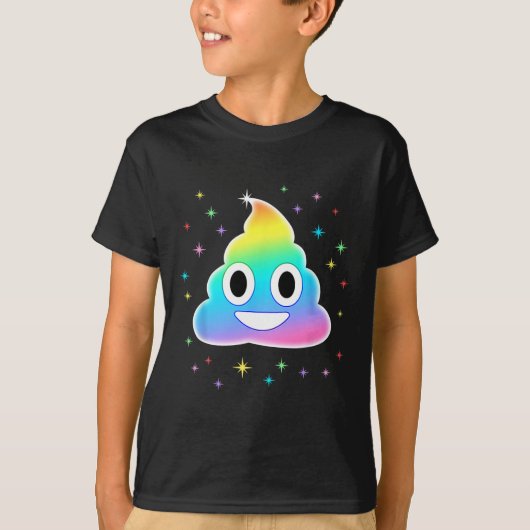 T-shirt Unicorn Poop Magic Arc-en-ciel drôle Costume d'Hal (Devant)