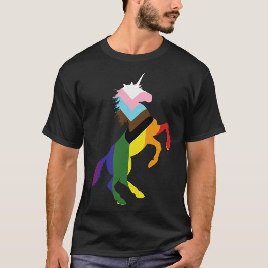 T-shirt Unicorn Pride (Devant)