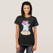 T-shirt Unicorn Prince Crown (Devant entier)