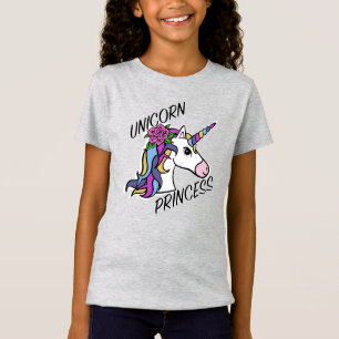 T-Shirt Unicorn Princess Design - Girls' Fine Jersey T-Shi