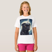 T-shirt Unicorn Pug (Devant entier)