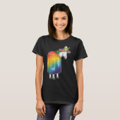 T-shirt Unicorn Rainbow casquette mexicain (Devant entier)