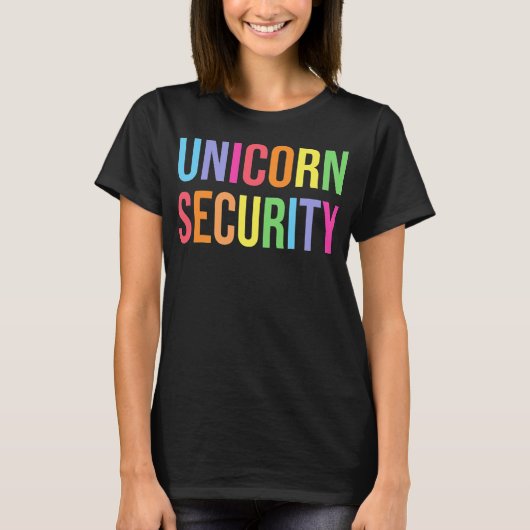 T-shirt Unicorn Sécurité Funny Anniversaire Fille Cadeaux (Devant)