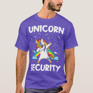 T-shirt Unicorn Sécurité Funny Unicorn T Shirts