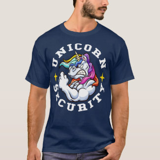 T-shirt Unicorn Sécurité Manly Muscular Unicorn Amateurs