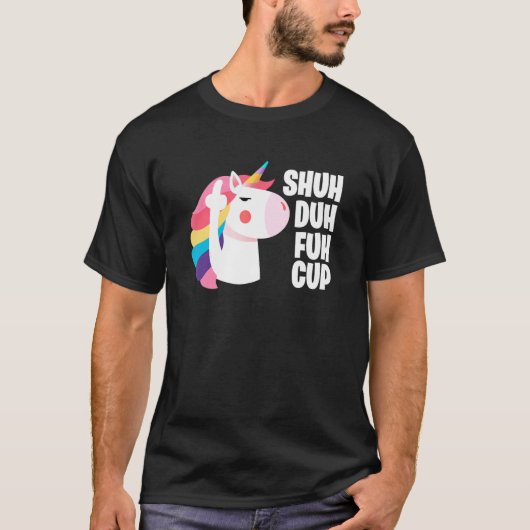 T-shirt Unicorn Shein Duh Fuh Cup Magique Mythique Créatur (Devant)