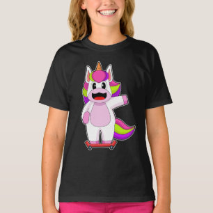 T-shirt Unicorn Skater Skate Sports