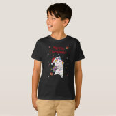 T-shirt Unicorn Snow Winter Animals (Devant entier)