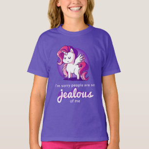 T-shirt Unicorn Soyez Jeune Filles Moyenne