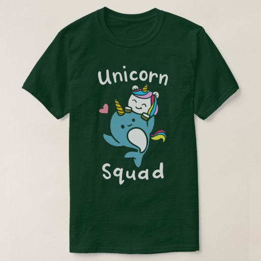 T-shirt Unicorn Sqad Narwal (Design devant)