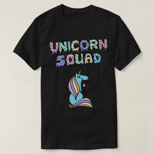 T-shirt Unicorn Squad Cute Funny Unicorn Party Triblend (Design devant)