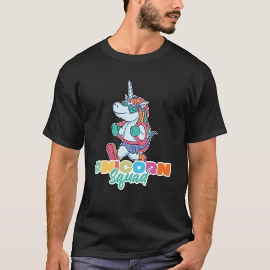 T-shirt unicorn squad for unicorn enthusiasts (Devant)