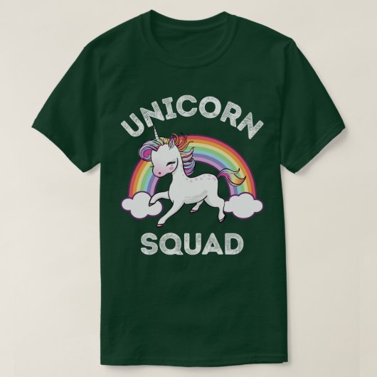 T-shirt Unicorn Squad Funny (Design devant)