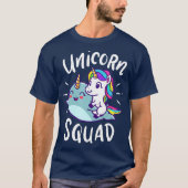 T-shirt Unicorn Squad Narwhal Funny mignon fête d'annivers (Devant)