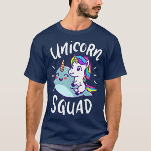 T-shirt Unicorn Squad Narwhal Funny mignon fête d'annivers