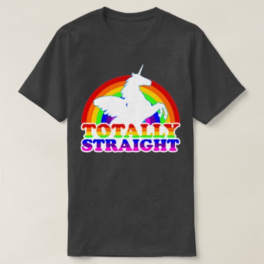 T-SHIRT UNICORN TOTALEMENT DROIT (Design devant)