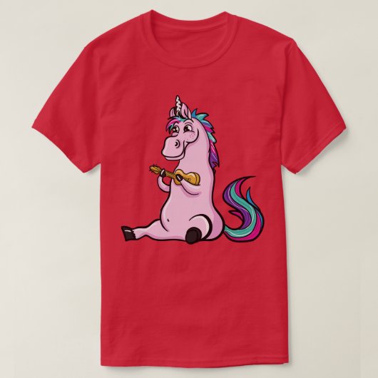 T-shirt Unicorn Ukulele (Design devant)