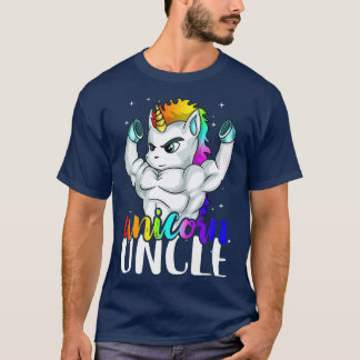 T-shirt Unicorn Uncle Unclecorn s pour Hommes Manly Unicor