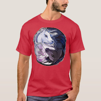 T-shirt Unicorn Yin Yang Funny Yoga Unicornes Hommes Femme