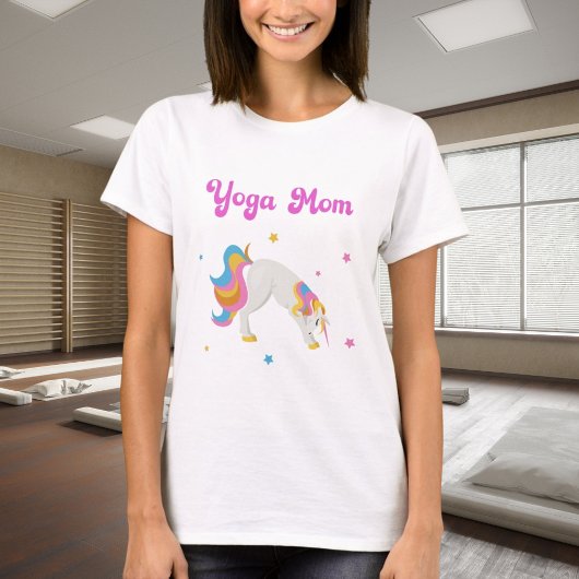 T-shirt Unicorn yoga pose mignonne maman yoga