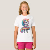 T-shirt Unicorne (Devant entier)