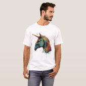 T-shirt Unicorne Abstraite (Devant entier)