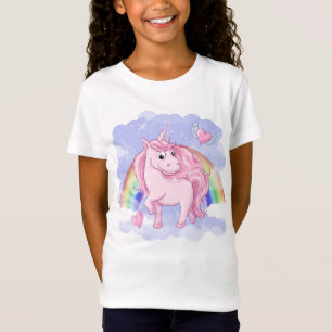 T-Shirt Unicorne arc-en-ciel