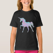 T-shirt Unicorne arc-en-ciel (Devant)