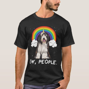 T-shirt Unicorne Arc en ciel Magique Collie barrée