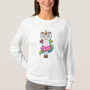 T-shirt Unicorne au Ballet Dance avec jupe