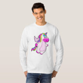 T-shirt Unicorne au vol (Devant entier)