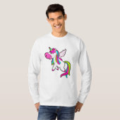 T-shirt Unicorne avec ailes (Devant entier)