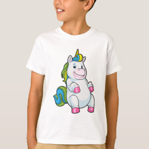 T-shirt Unicorne avec gros ventre