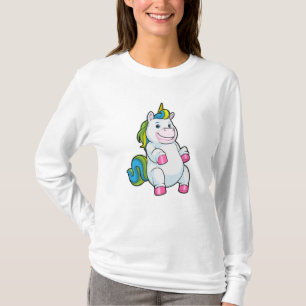 T-shirt Unicorne avec gros ventre
