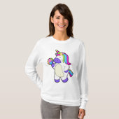 T-shirt Unicorne avec volleyball (Devant entier)