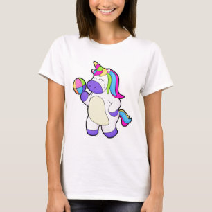 T-shirt Unicorne avec volleyball