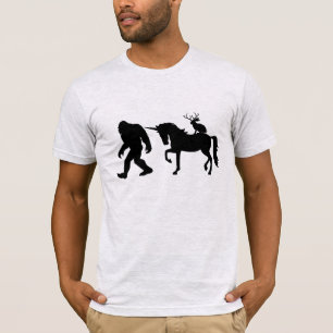 T-shirt Unicorne, Bigfoot, Jackalope