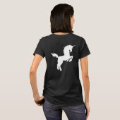T-shirt Unicorne couleur collective (Dos entier)