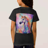 T-Shirt Unicorne couleur Pastel (Dos)