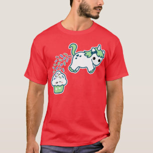 T-shirt Unicorne Cute Pooping