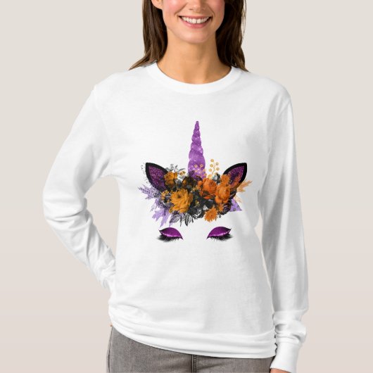 T-shirt Unicorne d'automne (Devant)