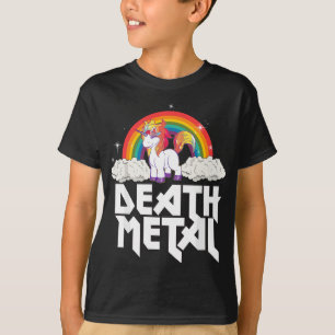 T-shirt Unicorne de métal mort