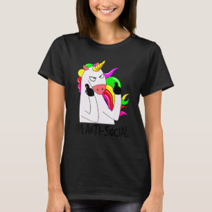 T-shirt Unicorne Des Femmes Dit Sarcastique