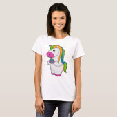 T-shirt Unicorne Donut (Devant entier)