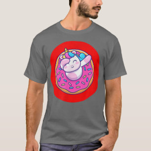 T-shirt Unicorne Donut Doughnut Magique Unicornes Magie ro