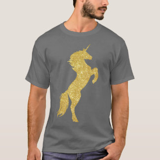 T-shirt Unicorne dorée