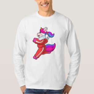 T-shirt Unicorne en cours d'exécution