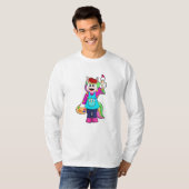 T-shirt Unicorne en tant que peintre (Devant entier)