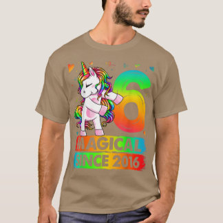 T-shirt Unicorne Flossant 6 Ans Fille Unic